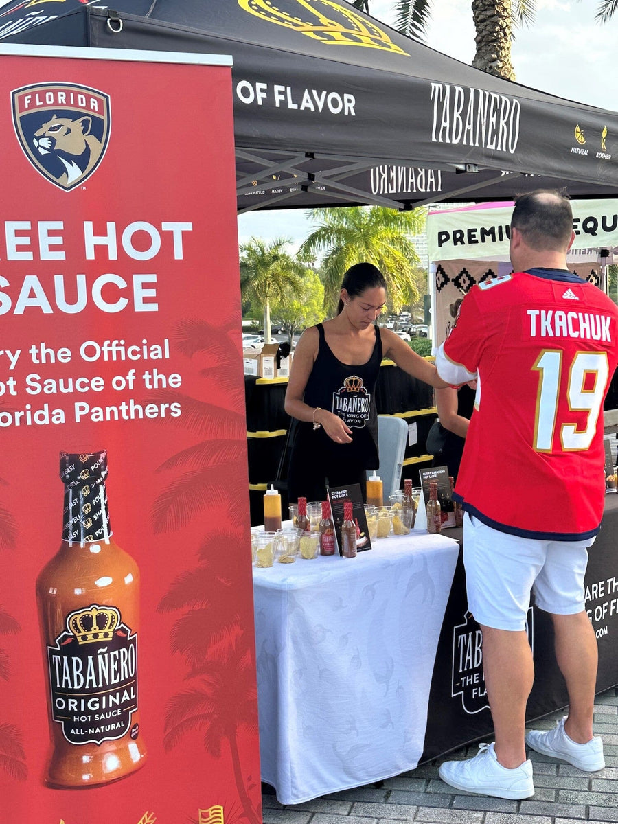 Tabañero Enters Year 2 as the Official Hot Sauce of the Florida Panthe