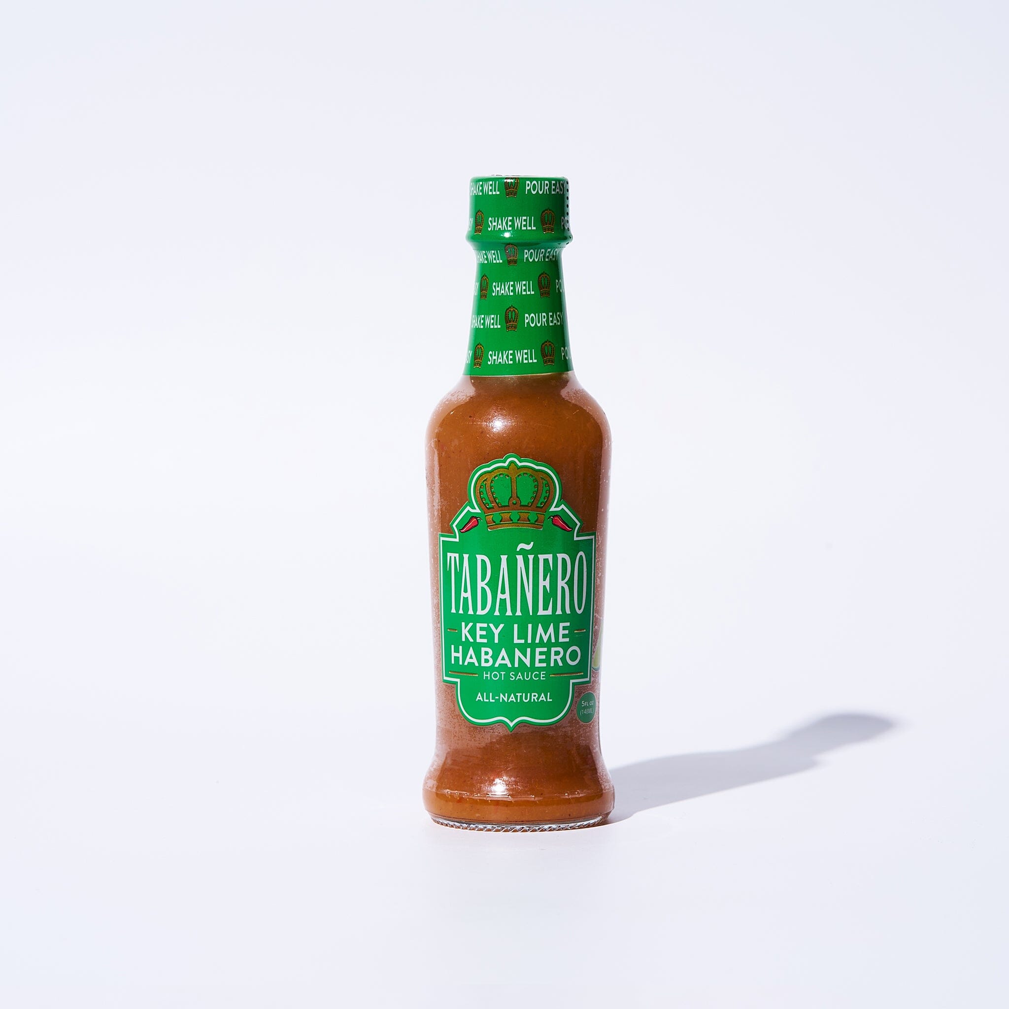 TabaƱero Key Lime Habanero Kosher Gluten-Free Vegan All-Natural Hot Sauce