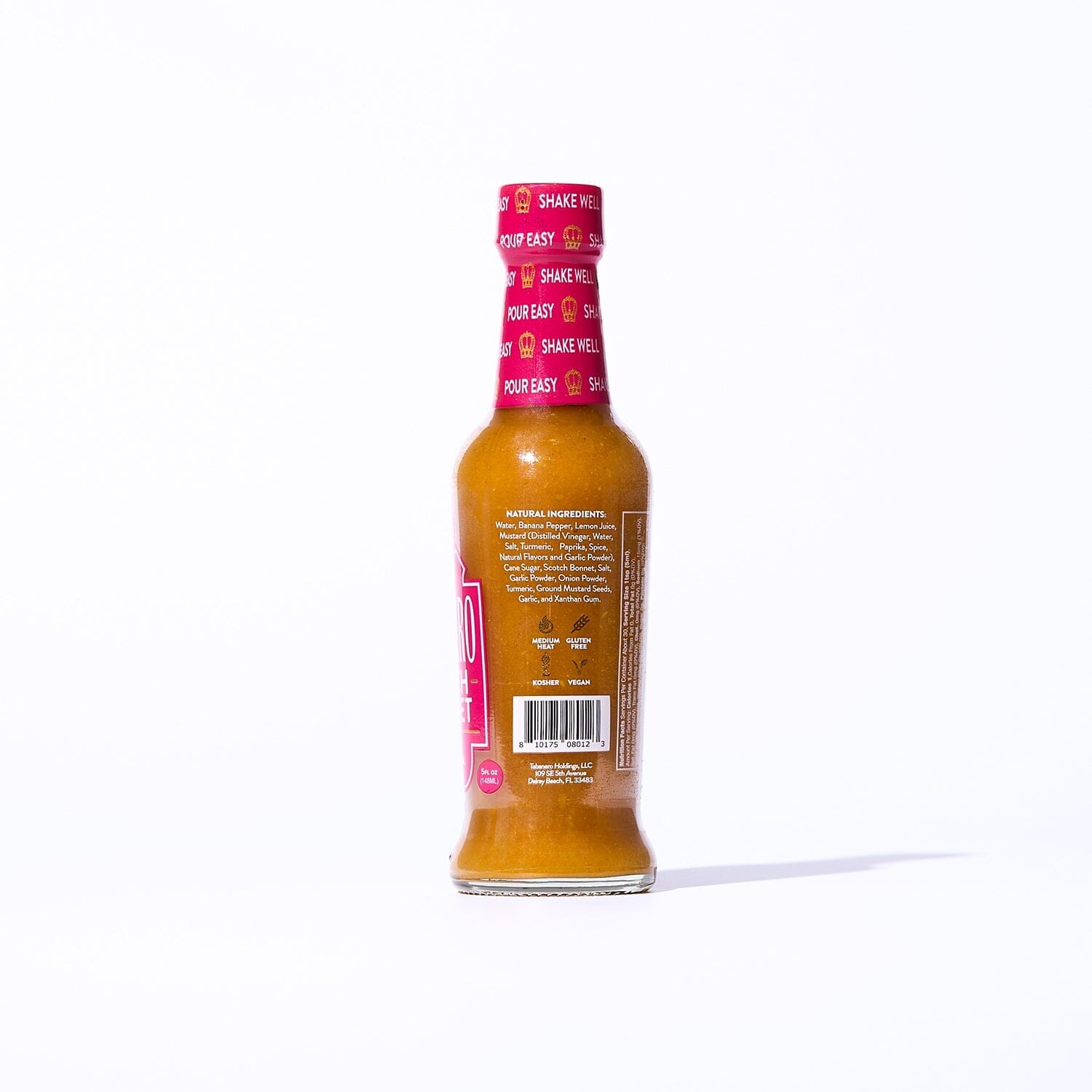 Tabañero Scotch Bonnet Kosher Gluten-Free Vegan All-Natural Hot Sauce