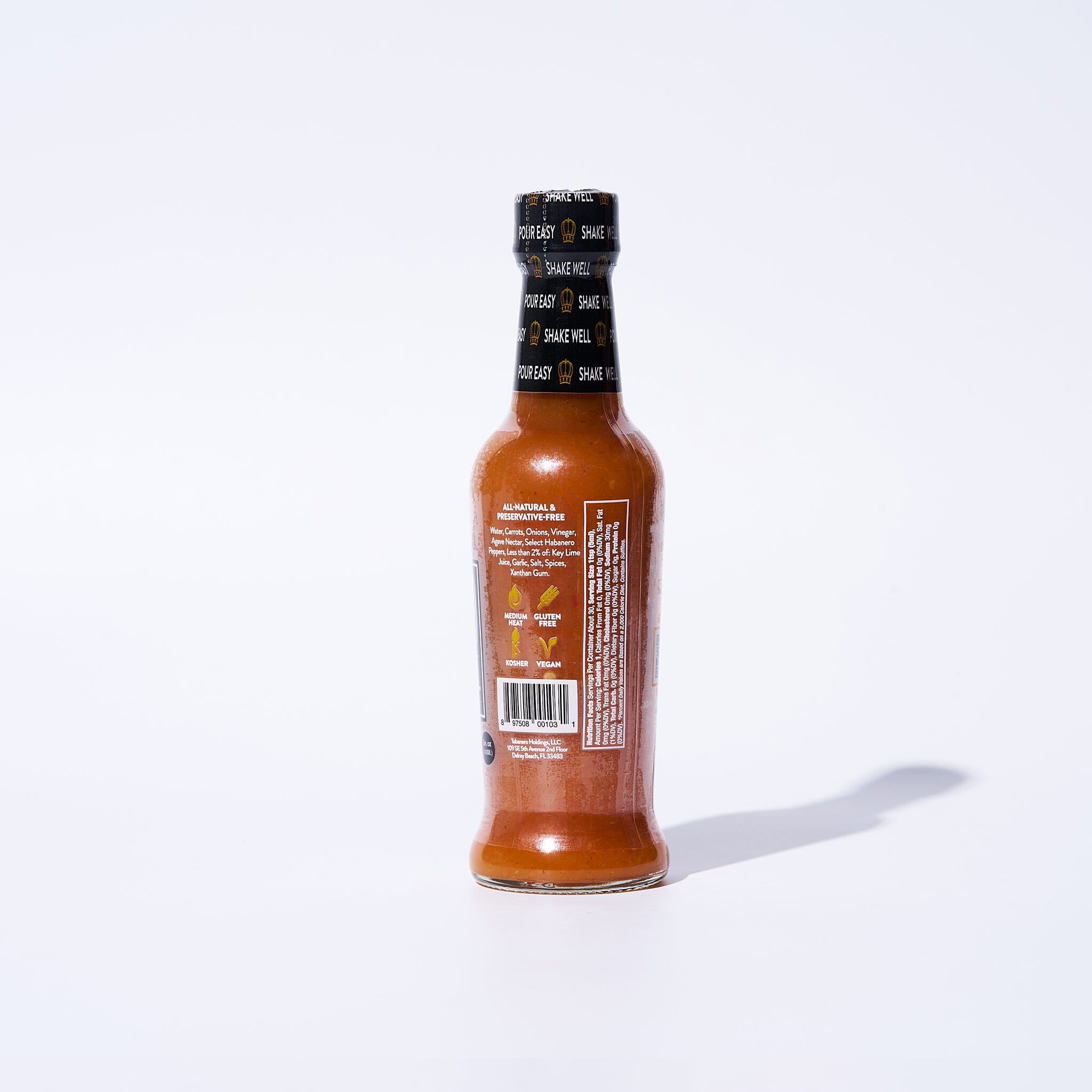TabaƱero Original Kosher Gluten-Free Vegan All-Natural Hot Sauce