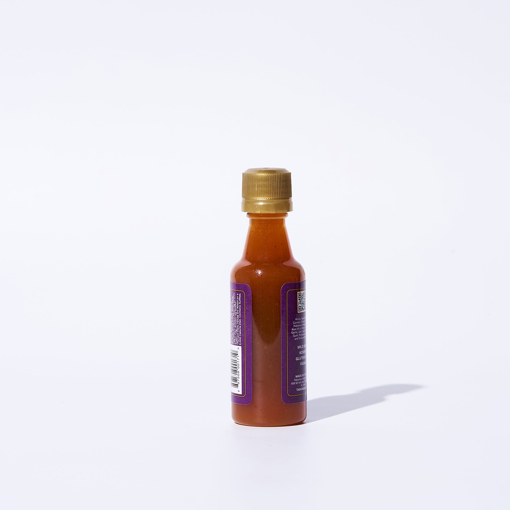 Tabañero Sweet and Spicy Kosher Gluten-Free Vegan All-Natural Hot Sauce Mini
