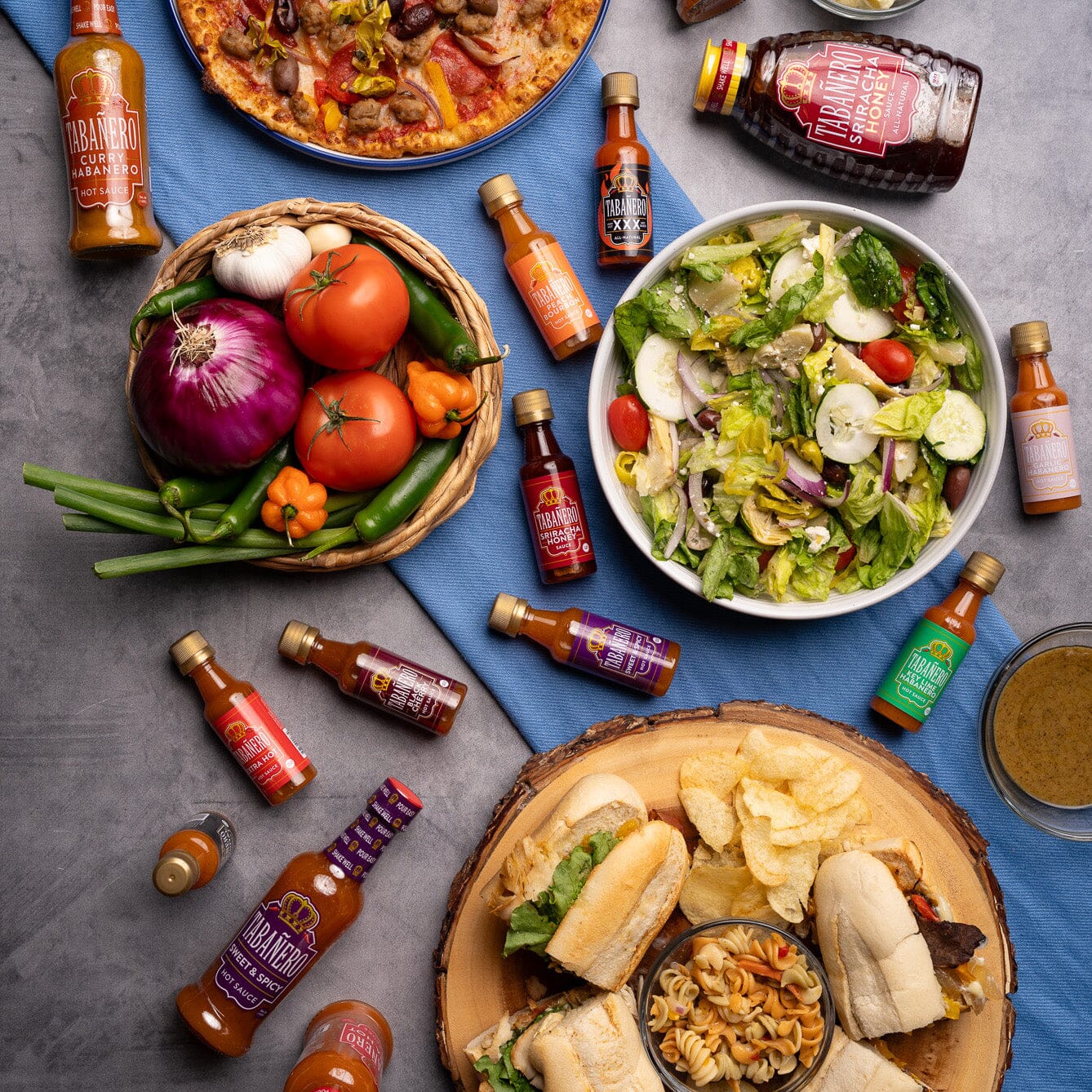 Tabañero Kosher Gluten-Free Vegan All-Natural Hot Sauce and Sriracha Honey