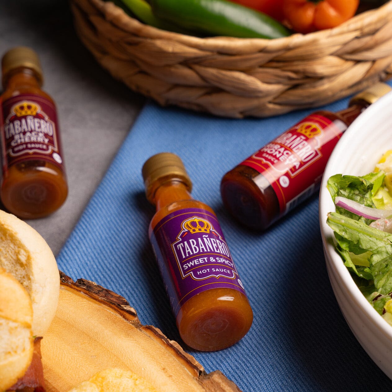 Tabañero Sweet and Spicy Kosher Gluten-Free Vegan All-Natural Hot Sauce