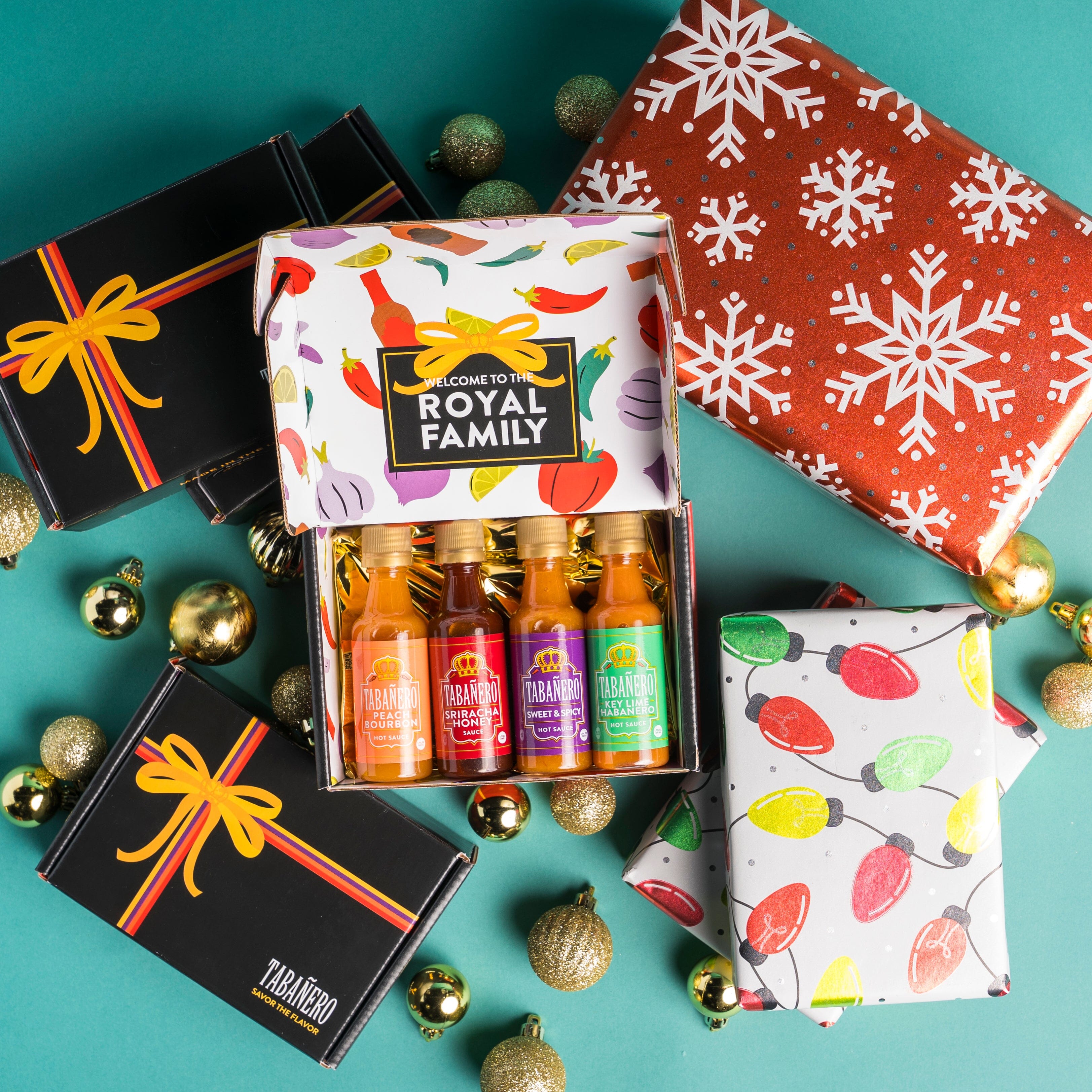 Tabañero Sweet Heat Mini Gift Box Kosher Gluten-Free Vegan All-Natural Hot Sauce