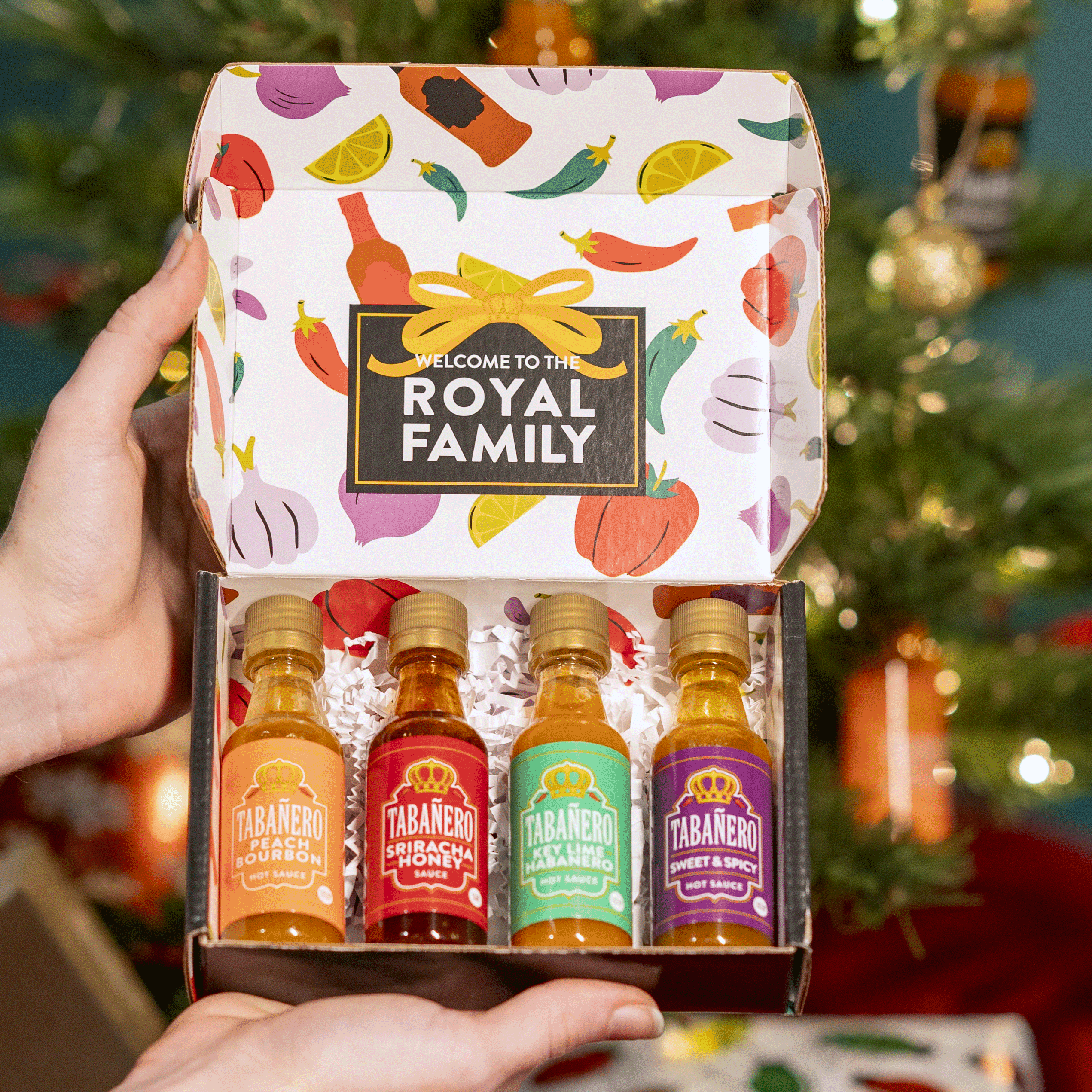 Tabañero Sweet Heat Mini Gift Box Kosher Gluten-Free Vegan All-Natural Hot Sauce