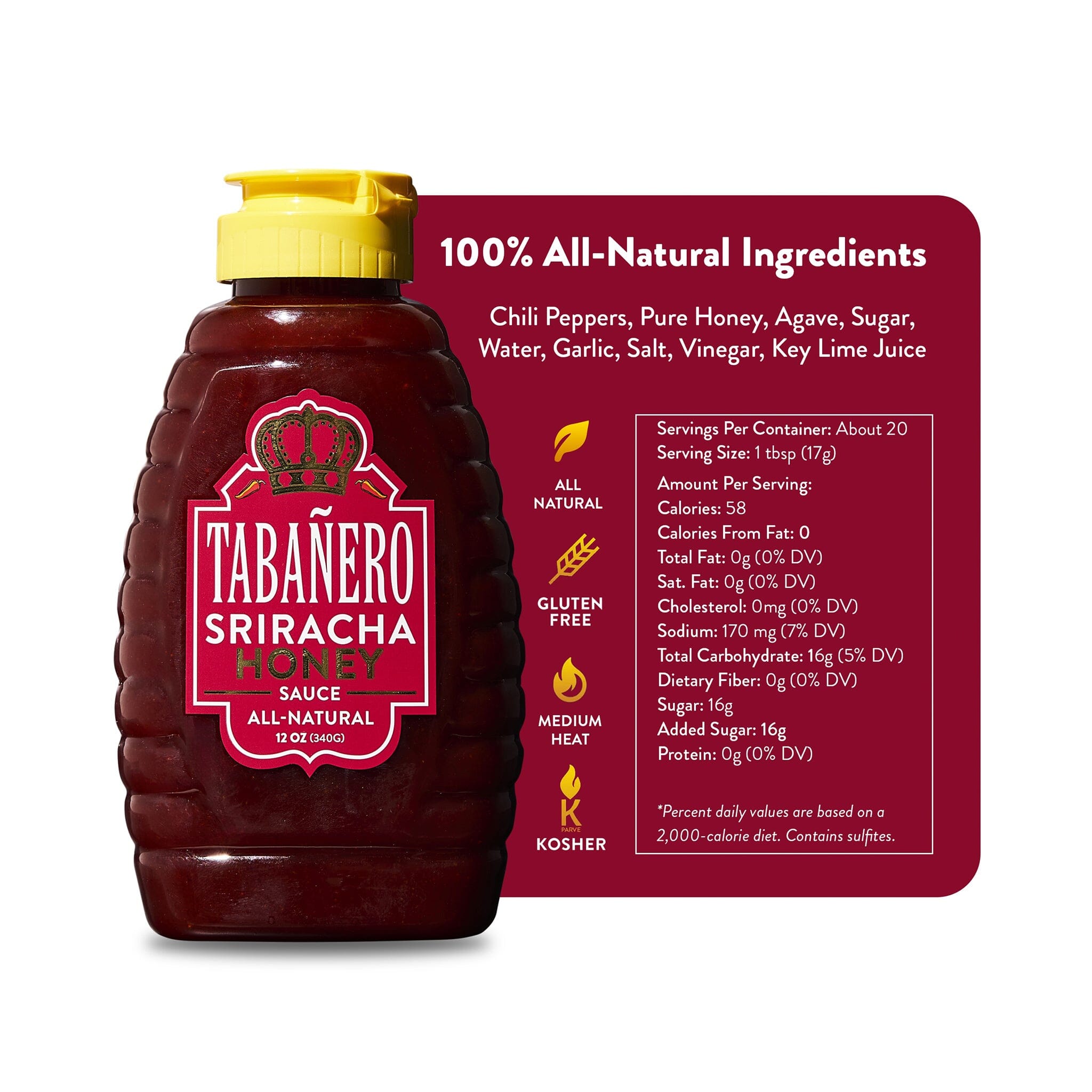 Sriracha Honey (12 oz.) - Tabanero