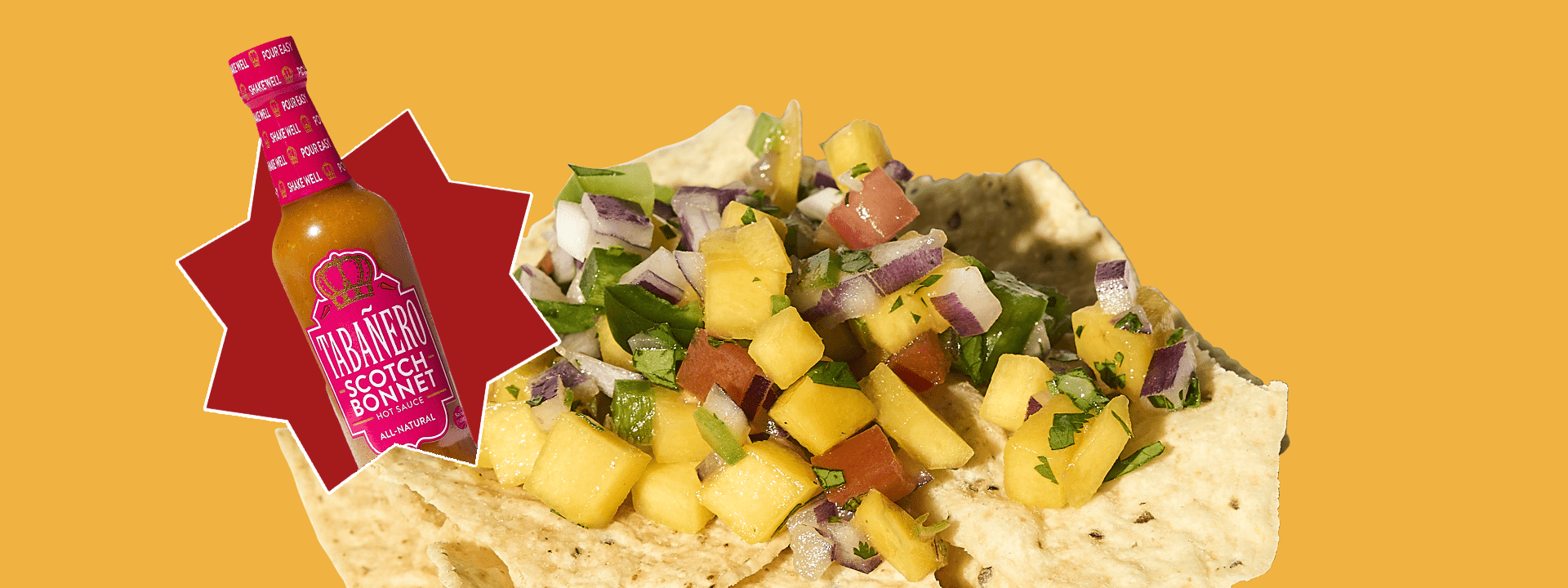 A Spicy Mango Salsa Recipe for Pro Football Championship Day Featuring Tabañero Scotch Bonnet Hot Sauce