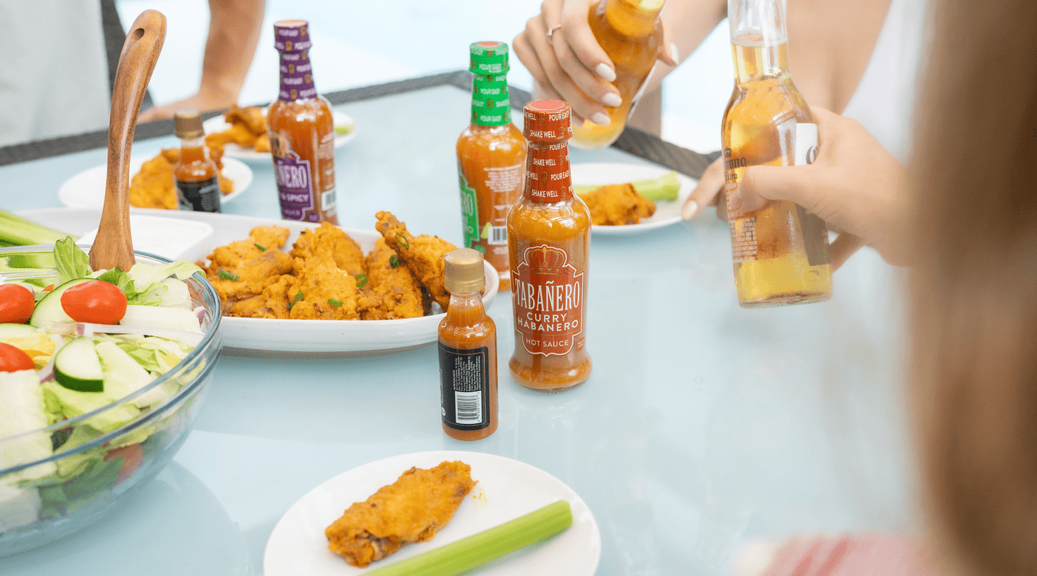 Tabañero Curry Habanero Chicken Wings