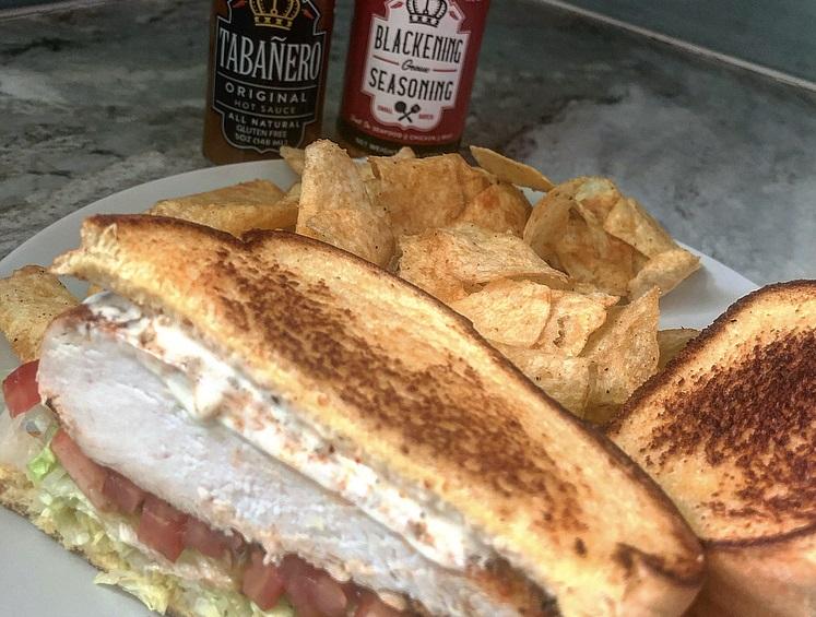 Tabañero Honey Mustard Blackened Chicken Sandwiches