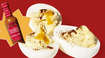 Not Your Grandma’s Deviled Eggs: Spice Up the Holidays with this Tabañero Extra Hot Hot Sauce-Infused Recipe