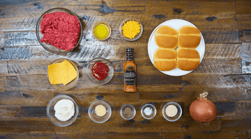 Easy Football Season Recipes for Tailgaters: Cheeseburger Sliders with Tabañero Hot Sauce-Infused Spicy Ketchup