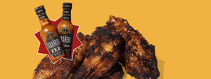 A Super Spicy Wing Recipe Featuring Tabañero XXX Hot Sauce to Feed Rivals During the College Football Playoffs