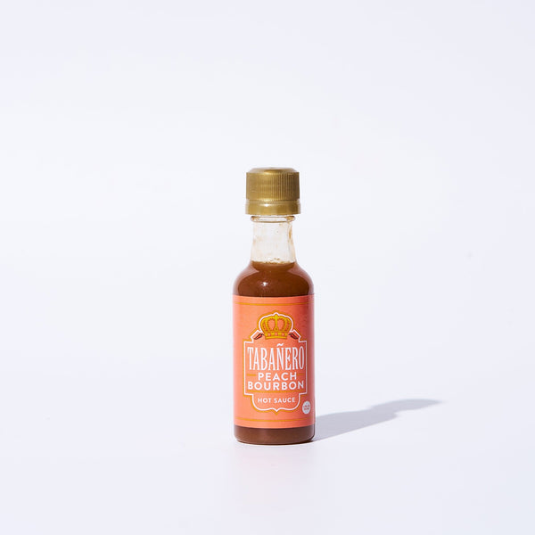 Tabañero Peach Bourbon Kosher Gluten-Free Vegan All-Natural Hot Sauce Mini