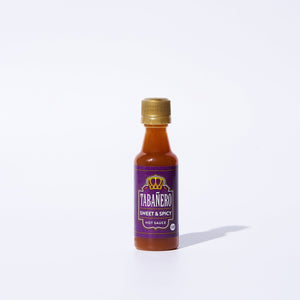 Tabañero Sweet and Spicy Kosher Gluten-Free Vegan All-Natural Hot Sauce Mini