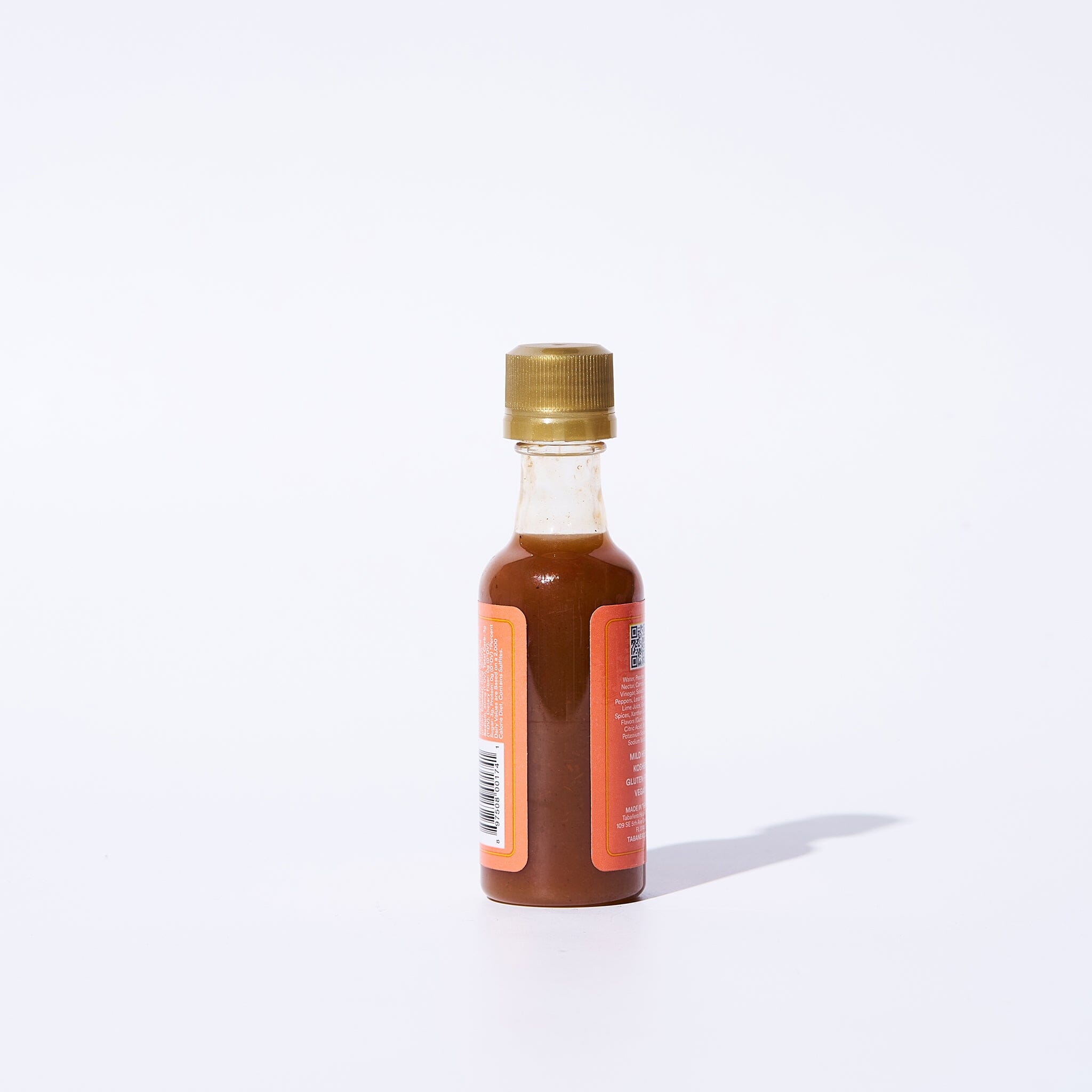 Tabañero Peach Bourbon Kosher Gluten-Free Vegan All-Natural Hot Sauce Mini