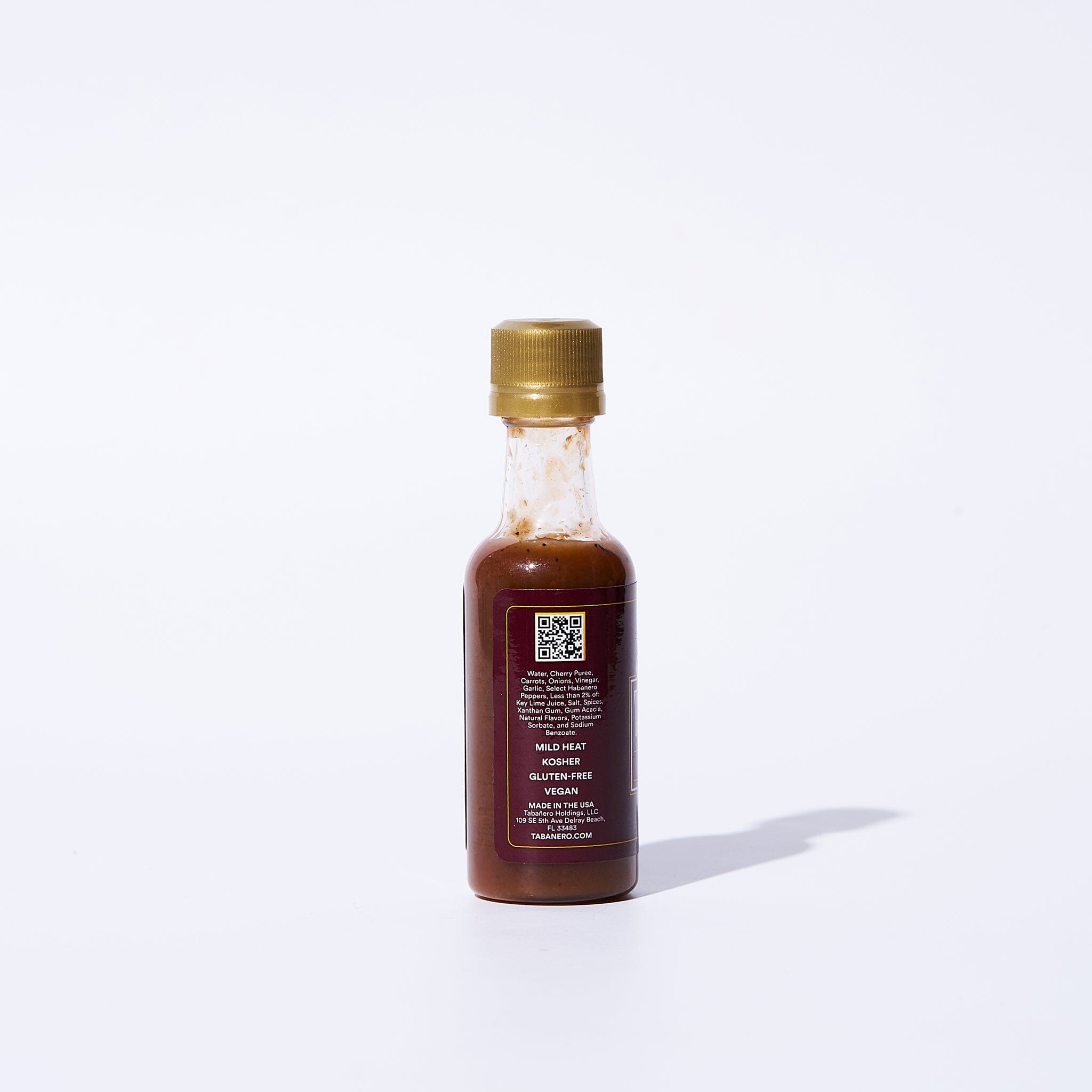 Tabañero Black Cherry Kosher Gluten-Free Vegan All-Natural Hot Sauce Mini