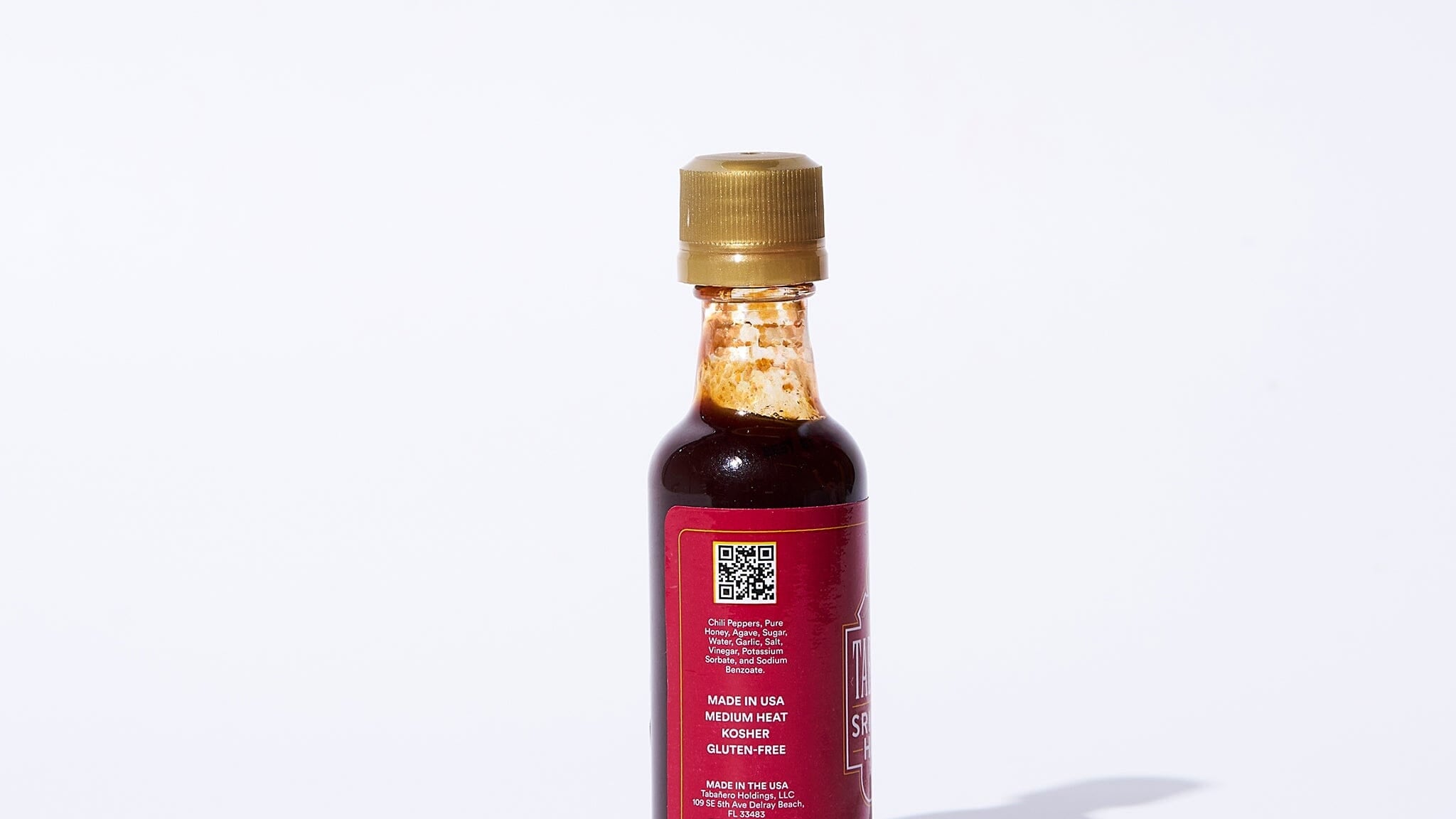 Tabañero Sriracha Honey Kosher Gluten-Free Vegan All-Natural Hot Sauce Mini