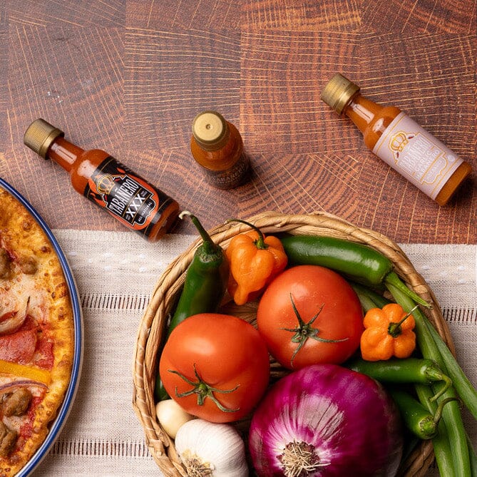 Tabañero XXX and Garlic Habanero Kosher Gluten-Free Vegan All-Natural Hot Sauce mini