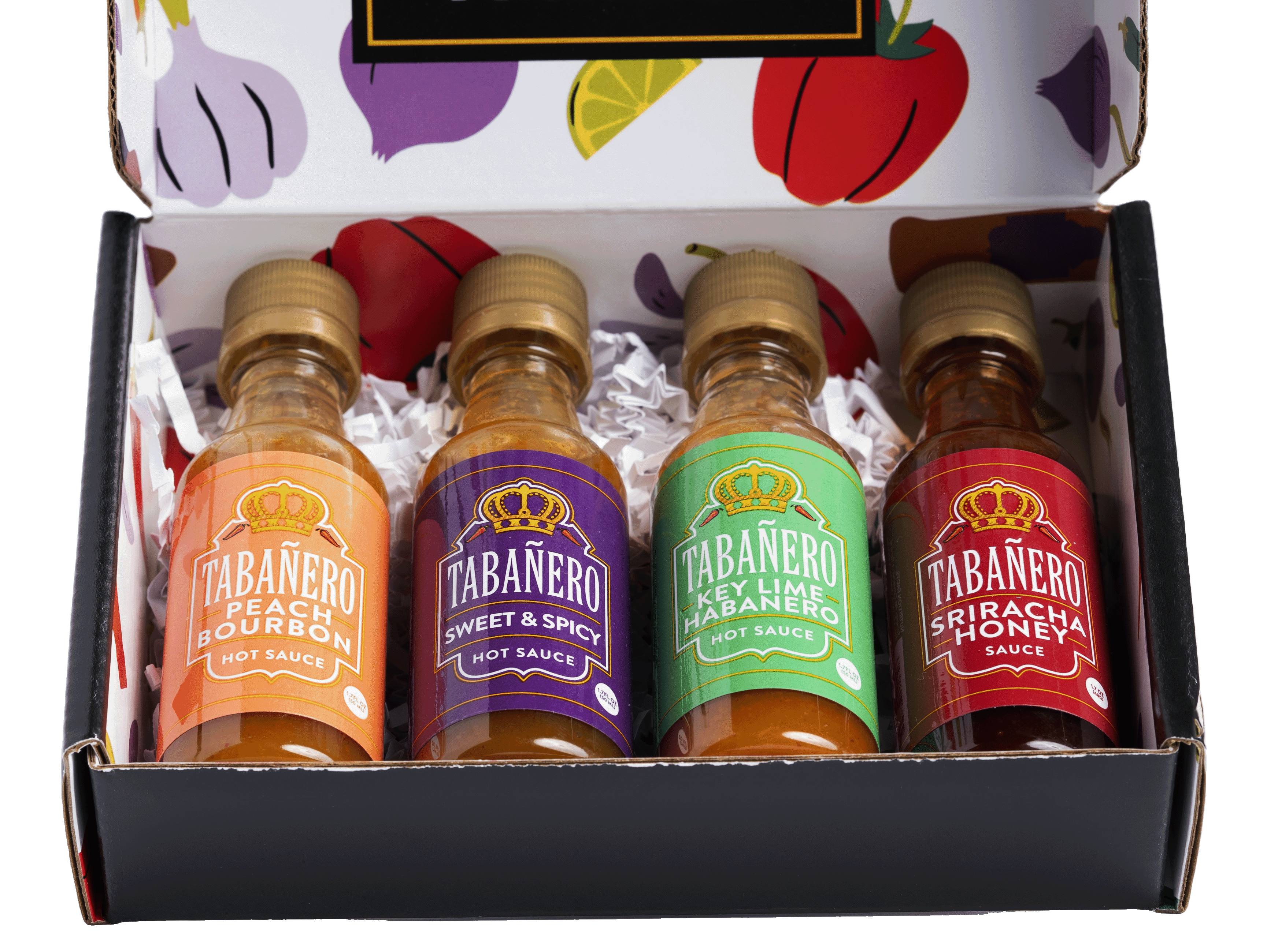 Tabañero Sweet Heat Mini Gift Box Kosher Gluten-Free Vegan All-Natural Hot Sauce