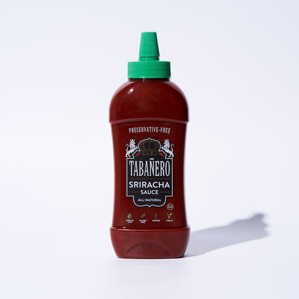 Tabañero Sriracha Sauce Vegan Kosher Gluten-Free All-Natural Hot Sauce