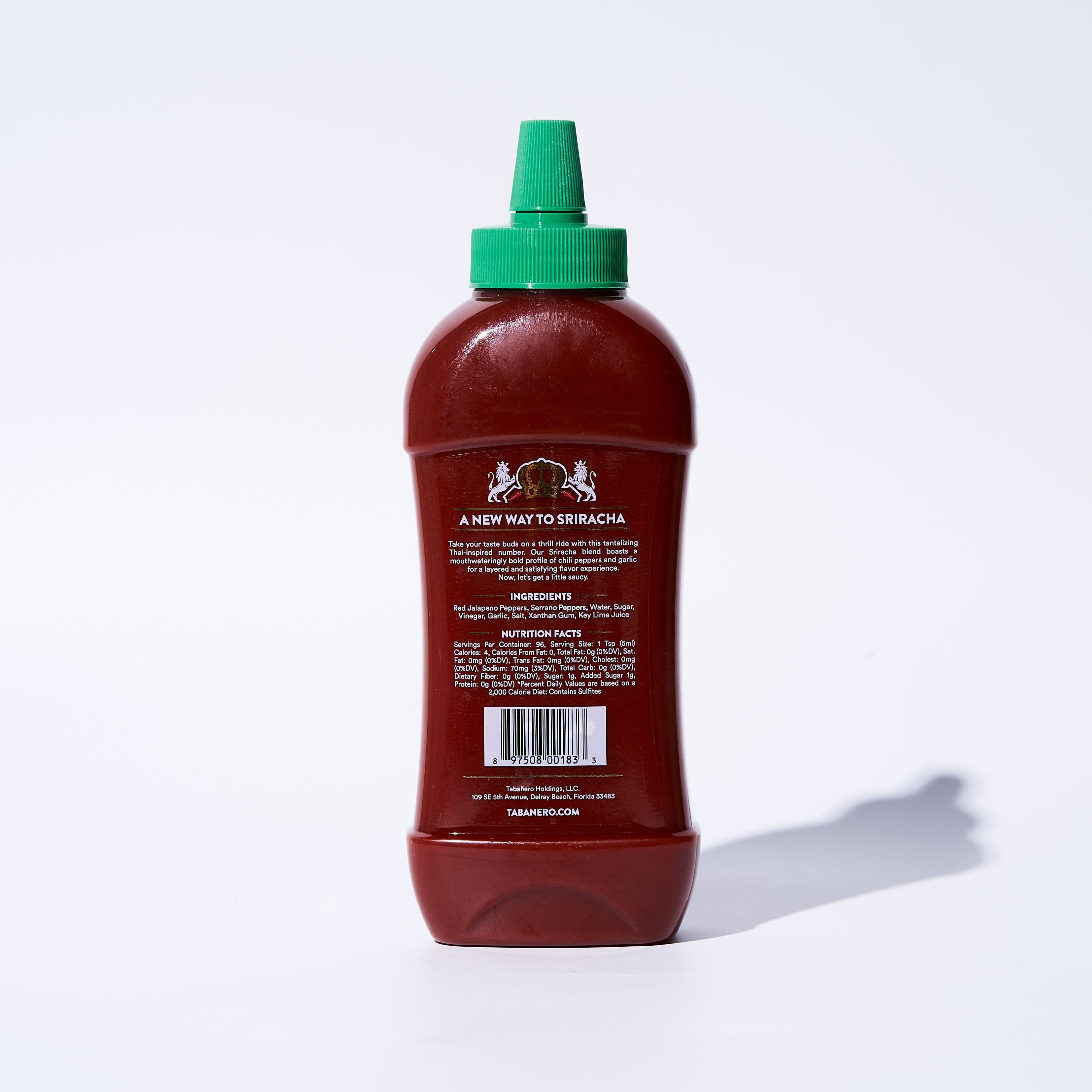 Tabañero Sriracha Sauce Gluten-Free All-Natural Hot Sauce