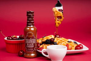 Black Cherry Belgian Waffles - Tabanero