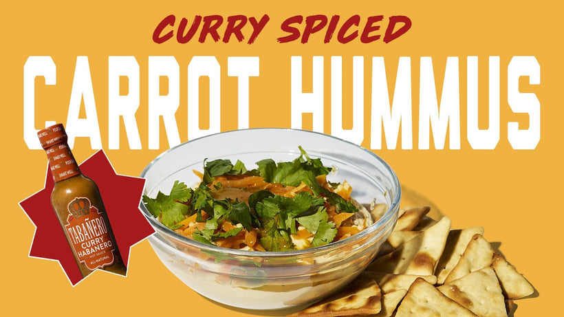 Curry Spiced Carrot Hummus