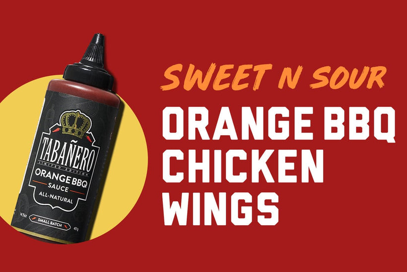 Sweet and Sour Orange BBQ Chicken Wings