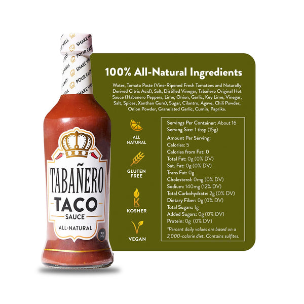 Tabañero Original Taco Sauce - Tabanero