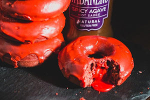 Red Velvet Lava Donuts - Tabanero